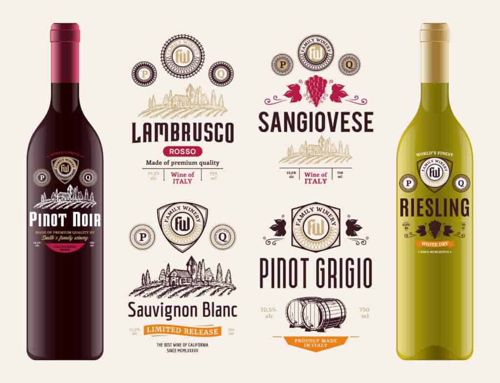 Wine label printers