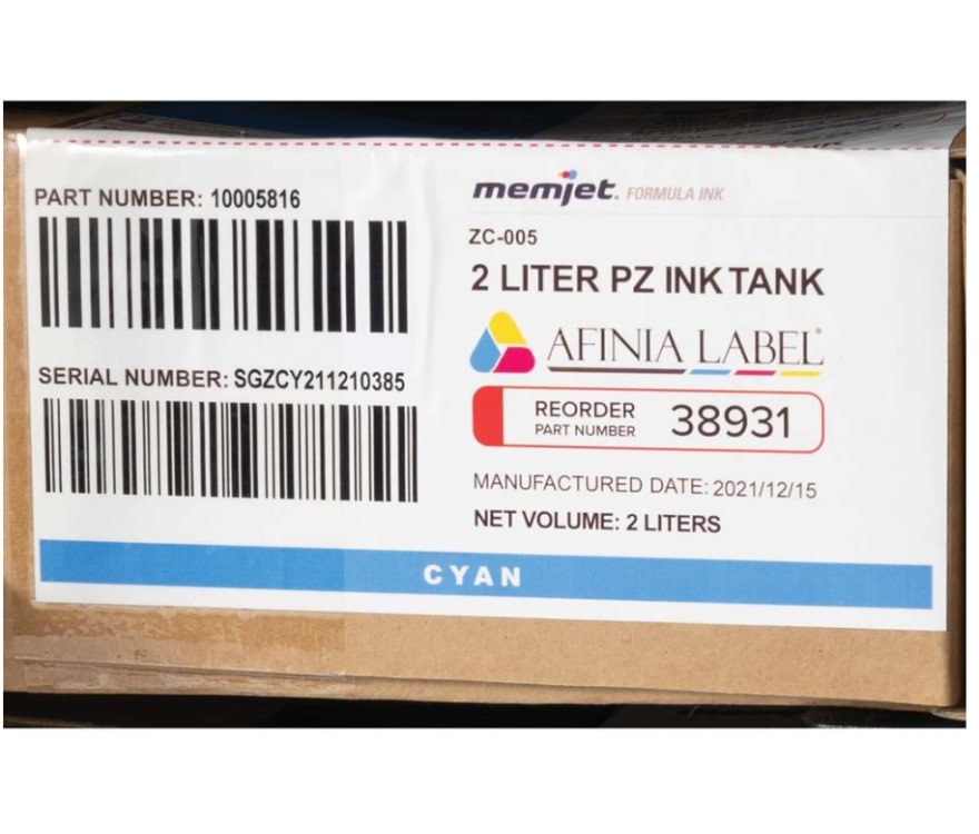 Afinia X350 2 Liter Ink - C - Cyan SKU: 38931 - TCS Digital Solutions ...