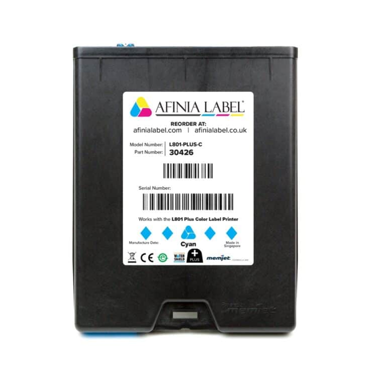 Afinia L801 PLUS Cyan Ink Cartridge SKU: 30426