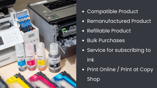 Alternative to Expensive Printer Ink and Toner