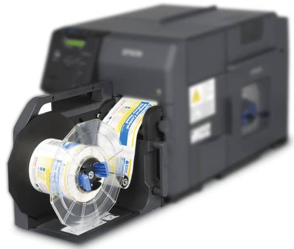 Epson ColorWorks C7500 / Epson C7500G Rewinder TU-RC7508 Rewind Unit SKU:  C32C815471 GTIN: 814420980114 - TCS Digital Solutions - Your Label Printer  