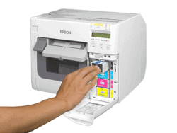 Epson ColorWorks C3500 Inkjet Color Label Printer SKU: C31CD54011 GTIN: 814420980046 CW C3500 Ink Replacement