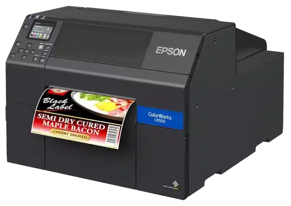 Starter Bundle Epson ColorWorks CW-C6500A (Gloss) Color Inkjet Label Printer with Auto Cutter - Includes 1 Extra Ink Set, 1 Extra Maintenance Box and 1 Epson SITA Printer Replacement Warranty SKU: C31CH77A9991-EB - Image 2