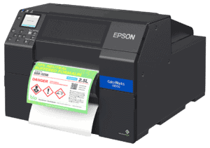 Epson ColorWorks CW-C6500P Matte Color Inkjet Label Printer with Peel and Present SKU: C31CH77A9961 ColorWorks CW 6500P Product 02 sm