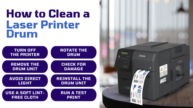 Steps to Clean a Laser Printer Drum