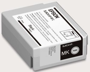 Epson ColorWorks C4000 Matte Black Ink Cartridge SJIC41P(MK) for Epson C4000 SKU: C13T52L520
