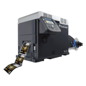Quick Label QL-300s (120V) Toner CMYK + White Color Label Printer