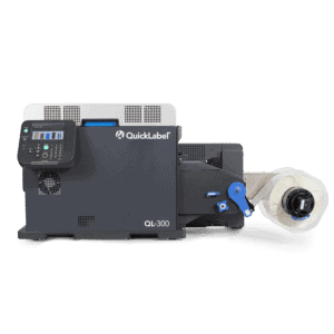 Quick Label QL-300 (120V) Toner CMYK Color Label Printer Front View