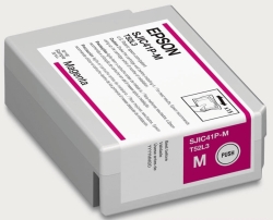 Epson ColorWorks C4000 Magenta Ink Cartridge SJIC41P(M) for Epson C4000 SKU: C13T52L320
