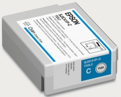 Epson ColorWorks C4000 Cyan Ink Cartridge SJIC41P(C) for Epson C4000 SKU: C13T52L220