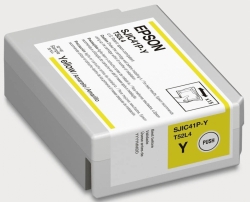 Epson ColorWorks C4000 Yellow Ink Cartridge SJIC41P(Y) for Epson C4000 SKU: C13T52L420