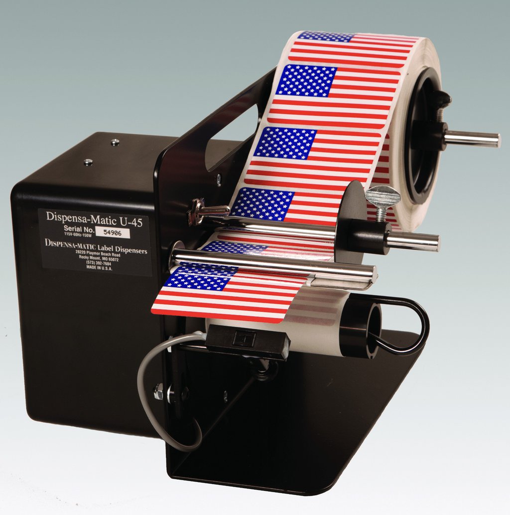 Dispensa-Matic U45 Label Dispenser, U-45 with Photo-eye, Up to 4.5