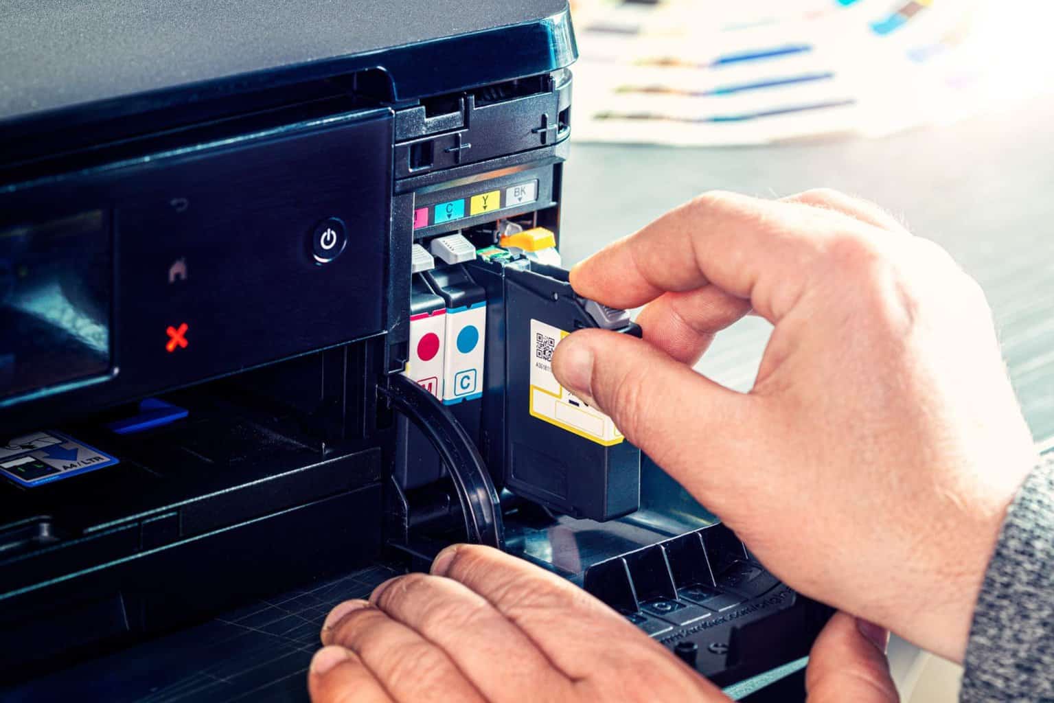 Printer Ink cartridges 5 Printer Ink cartridges Tcs 6