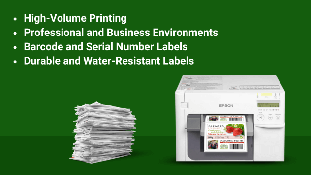 When to Use a Laser Printer for Labels