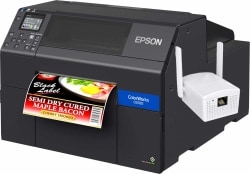 Wireless Epson C6500A Label Printer Bundle