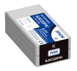 Epson ColorWorks C3500 Black Ink Cartridge SJIC22(K)