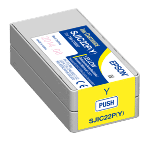 Epson ColorWorks C3500 Yellow Ink Cartridge SJIC22(Y) for Epson C3500 SKU: C33S020583 GTIN: 4988617161719 sjic22p EPSON C3500 Yellow Ink