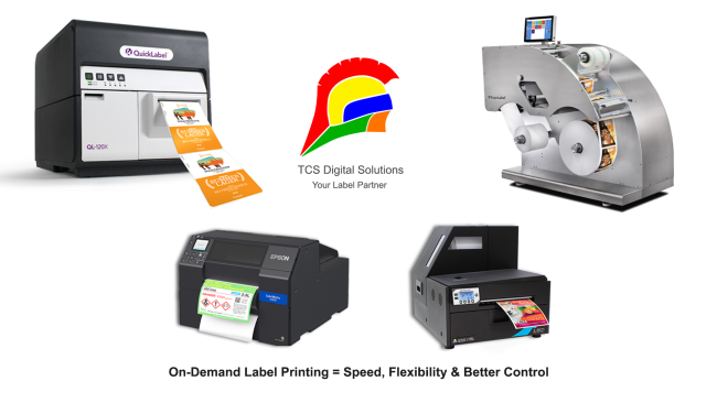 on-demand label printing TCS Digital Solutions